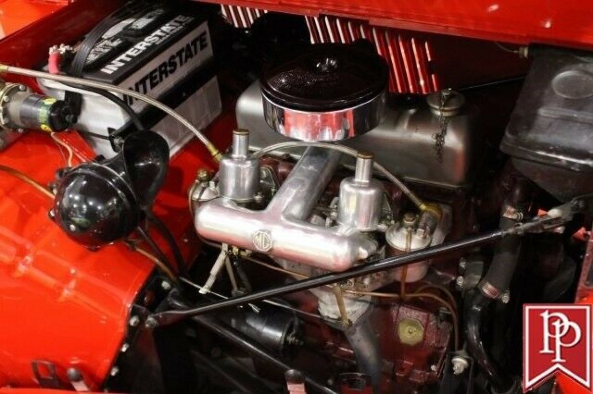 1953 Red MG T-Series Convertible