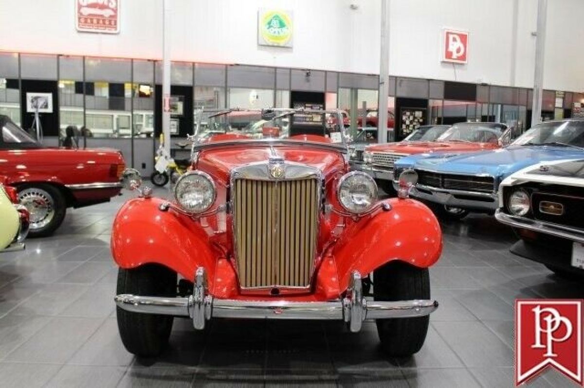 1953 Red MG T-Series Convertible