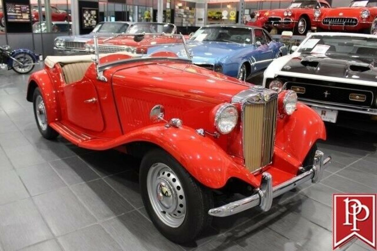 1953 Red MG T-Series Convertible