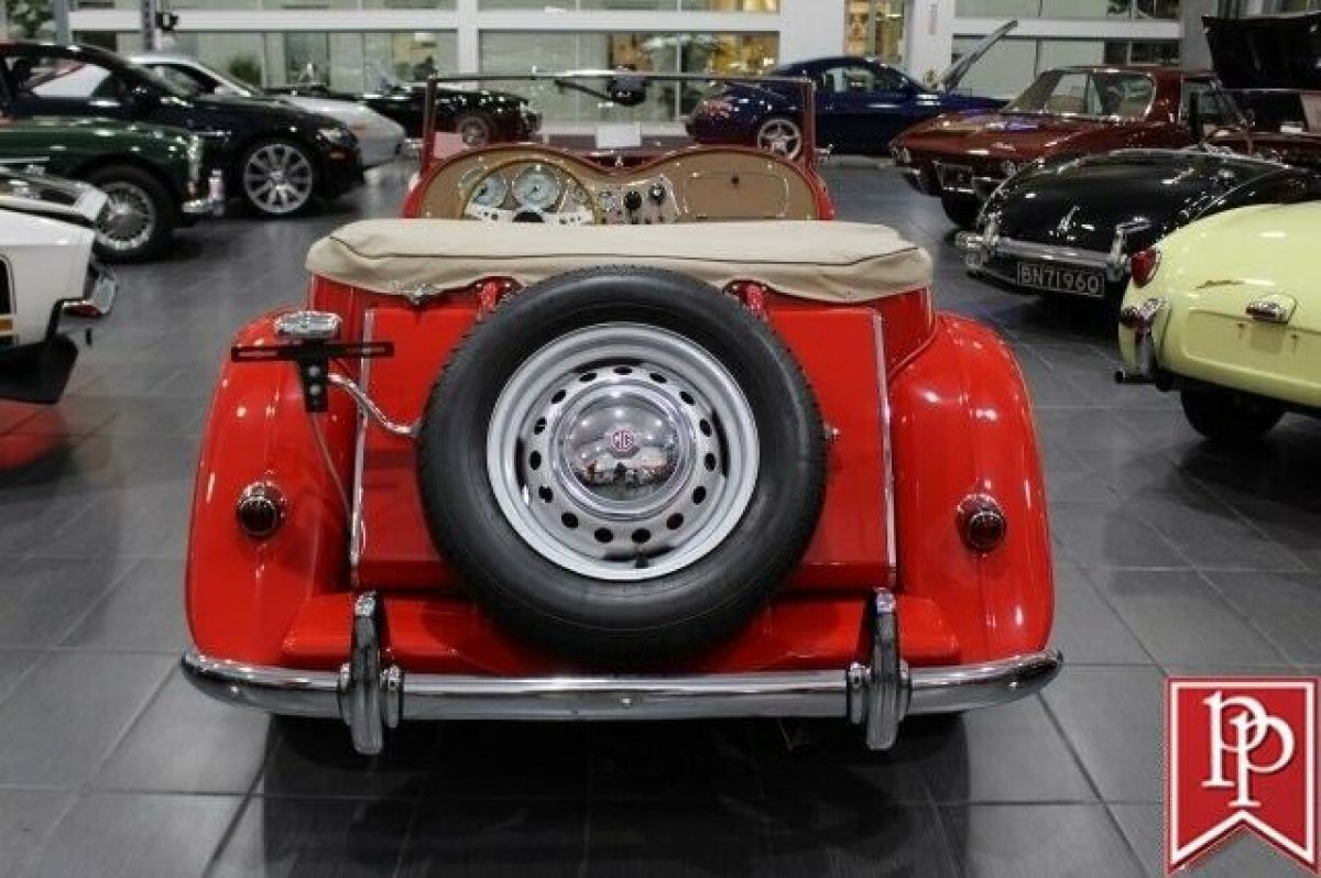 1953 Red MG T-Series Convertible