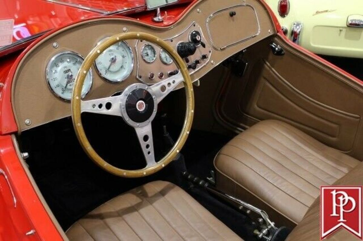 1953 Red MG T-Series Convertible