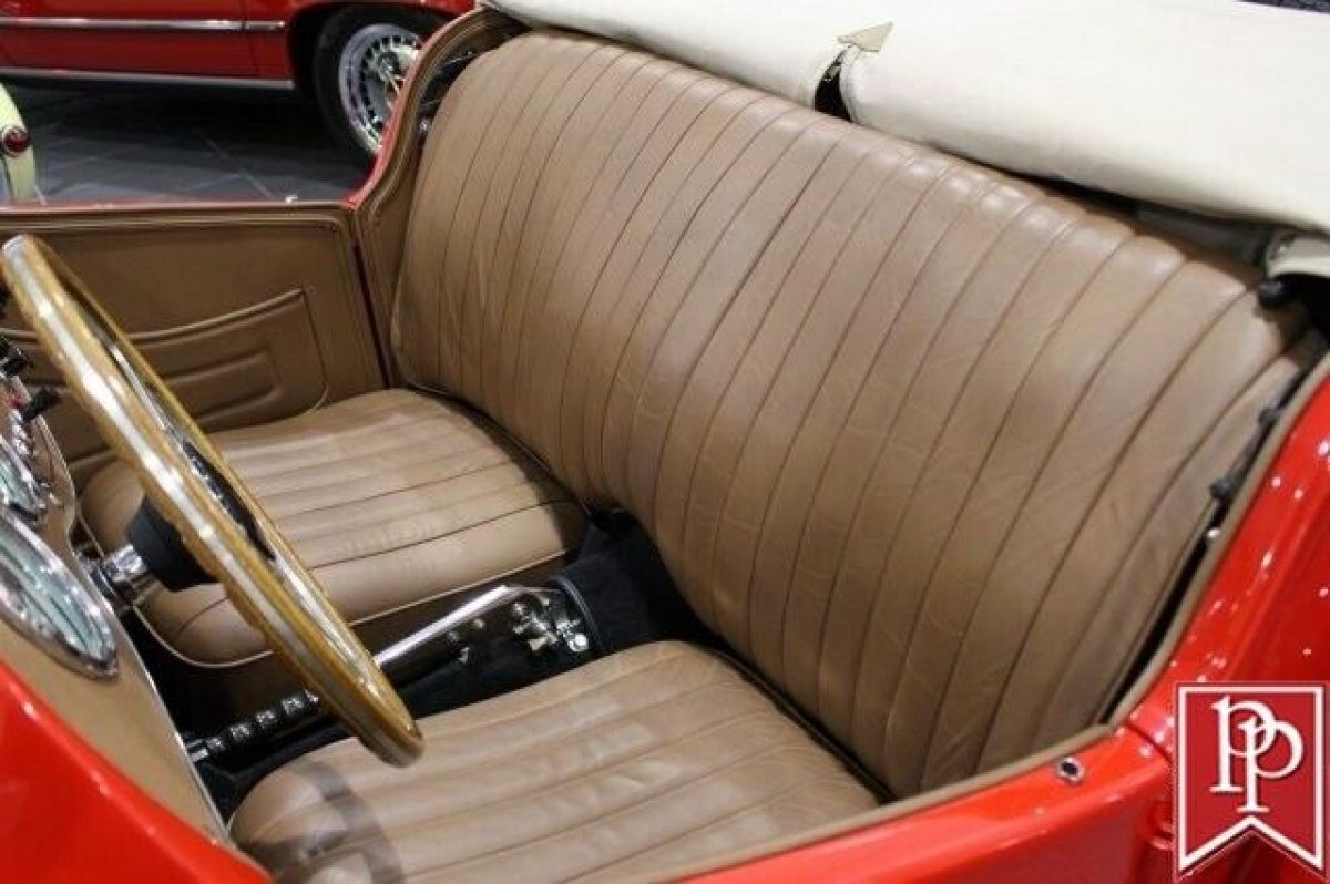 1953 Red MG T-Series Convertible