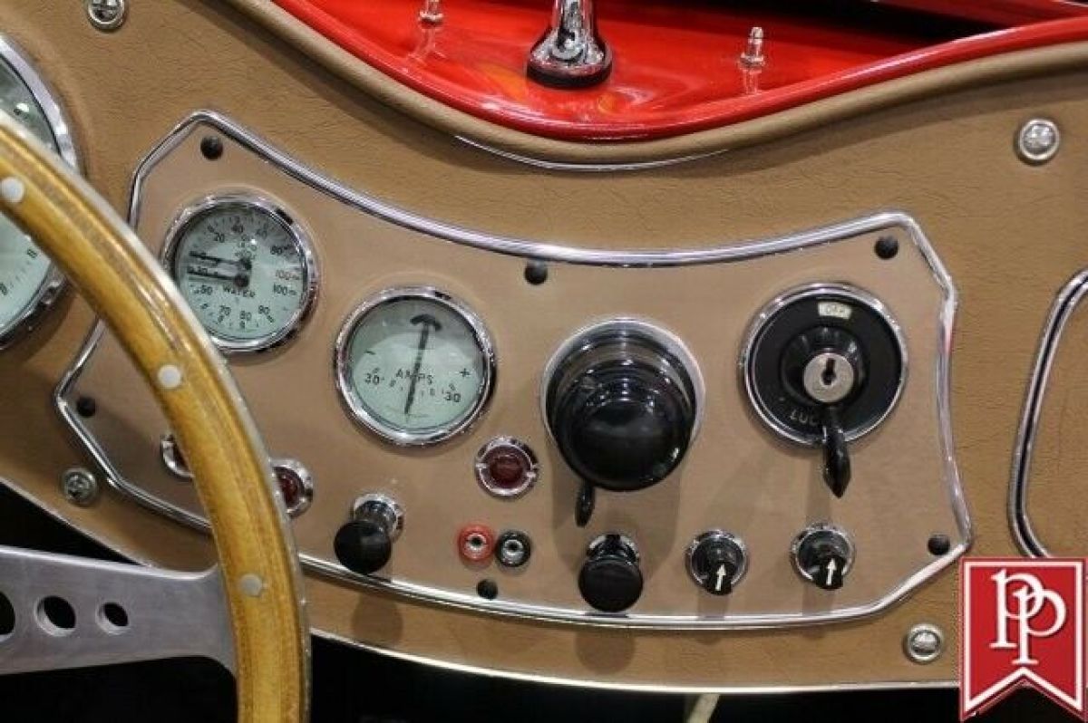 1953 Red MG T-Series Convertible