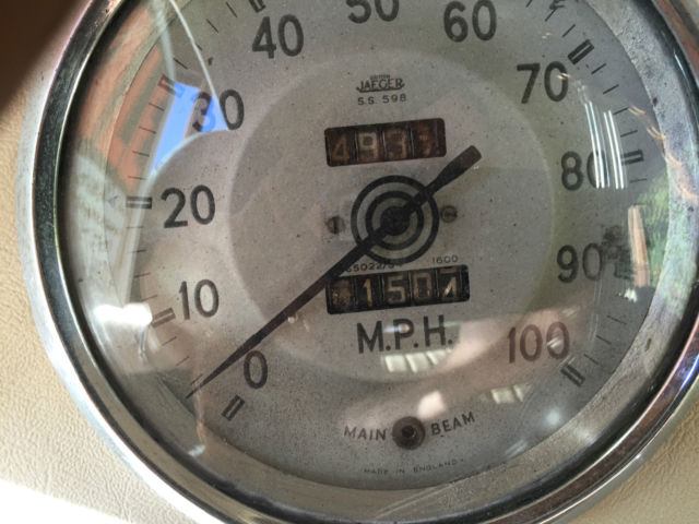 1953 White MG T-Series roadster