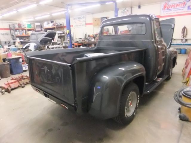 1953 charcoal metallic gray Ford F-100 Cab & Chassis
