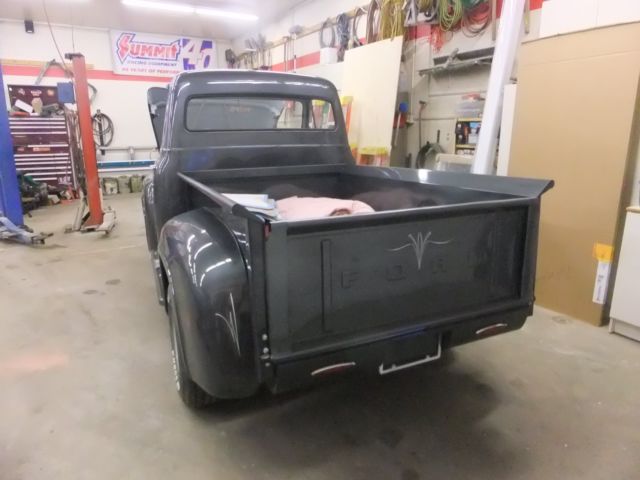 1953 charcoal metallic gray Ford F-100 Cab & Chassis