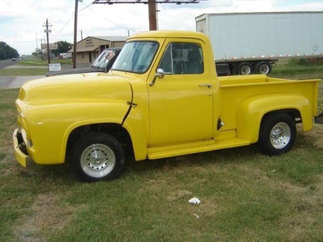 1953 Yellow Ford F-100 Pickup Truck