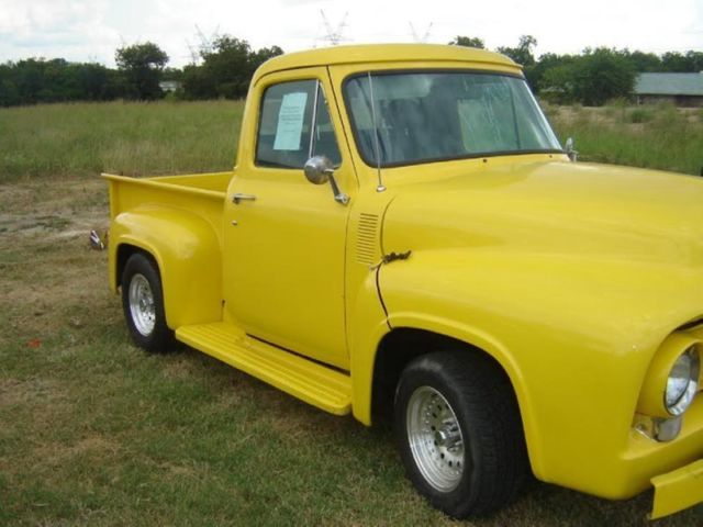 1953 Yellow Ford F-100 Pickup Truck
