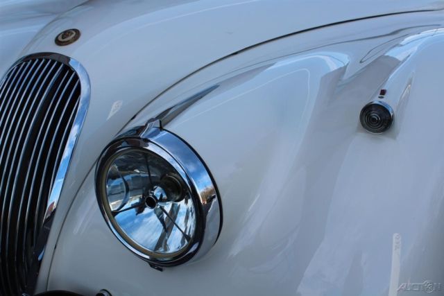 1953 White Jaguar XK