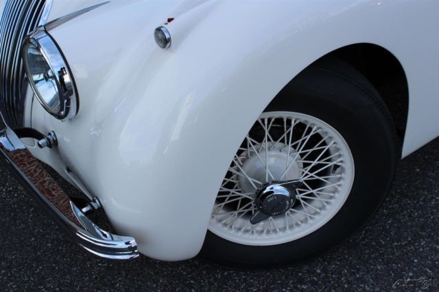 1953 White Jaguar XK