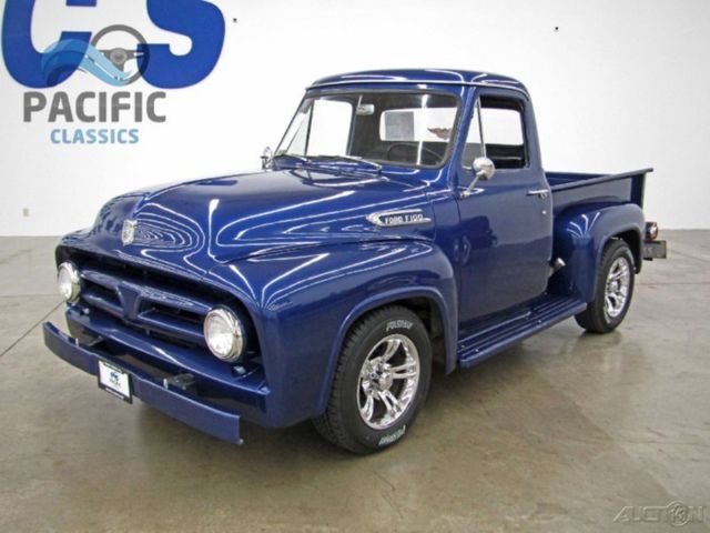 1953 Blue Ford F-100 Pickup Truck