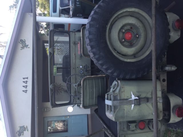 1953 Green Willys jeep