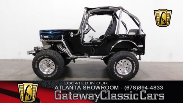 1953 Black Willys CJB3 Truck