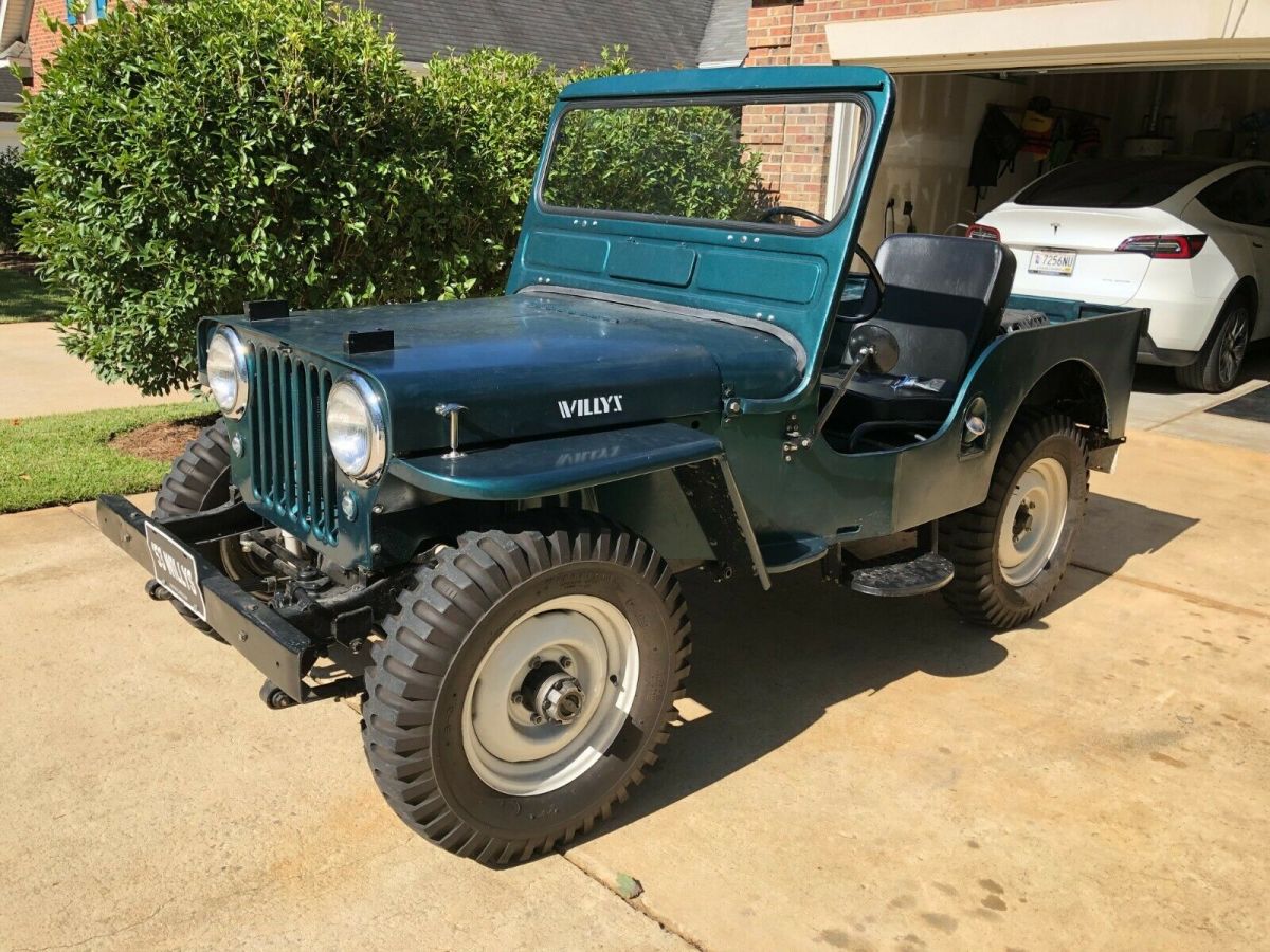 1953 Green Willys Jeep