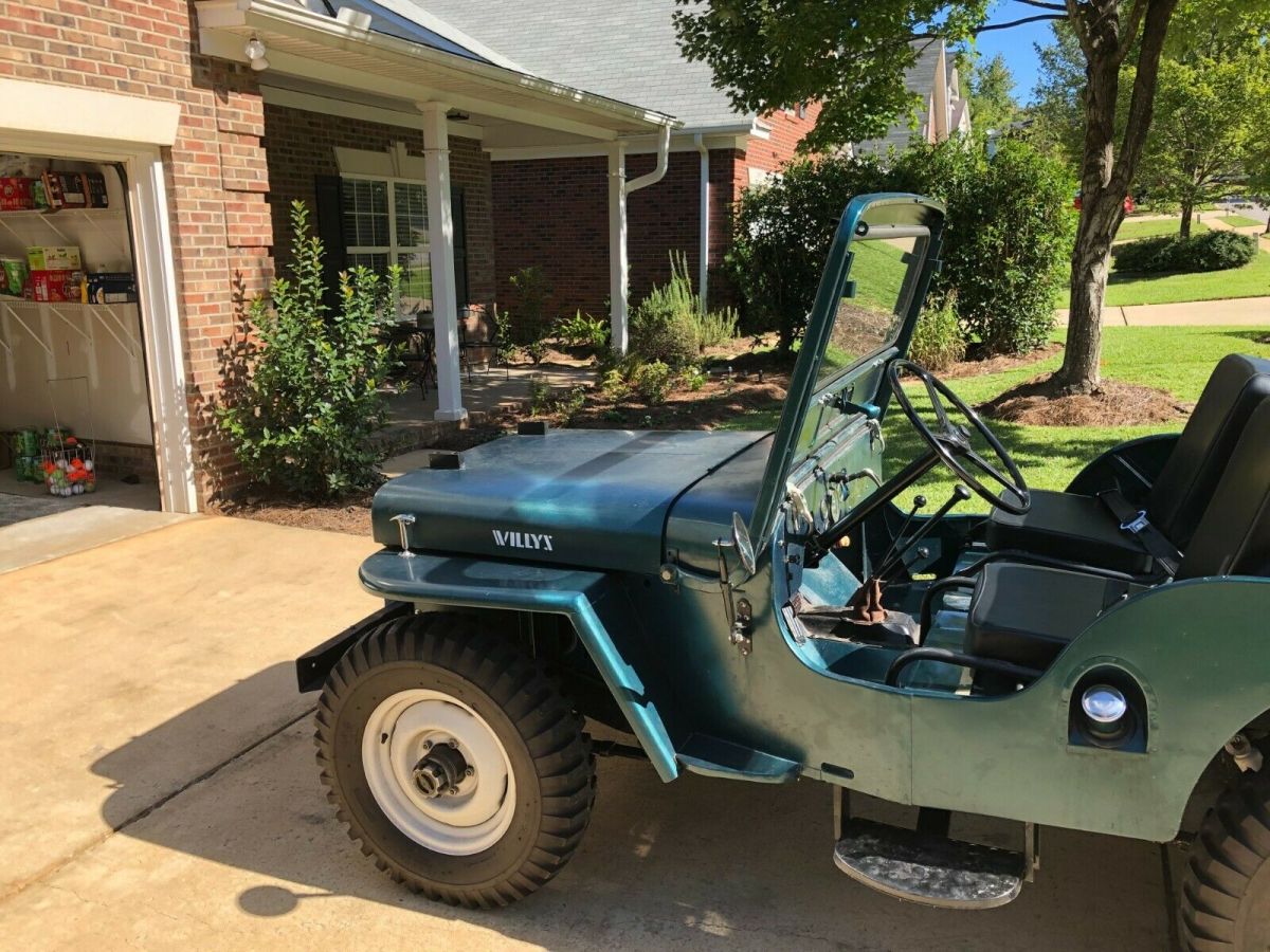 1953 Green Willys Jeep