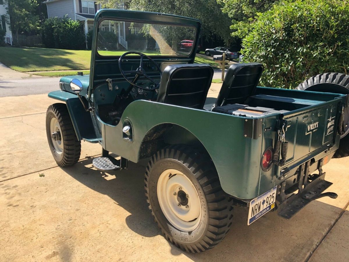 1953 Green Willys Jeep