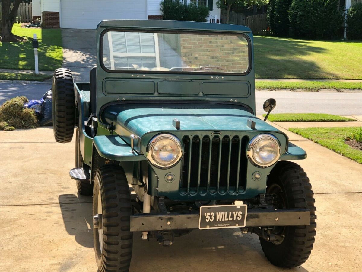 1953 Green Willys Jeep