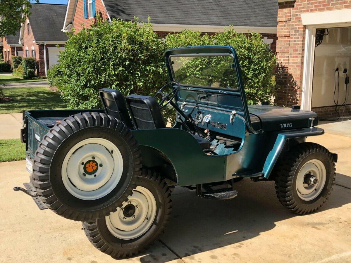1953 Green Willys Jeep