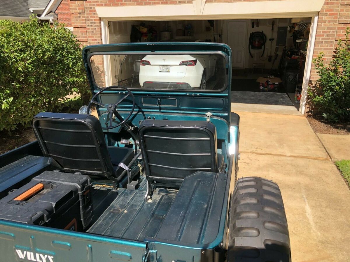 1953 Green Willys Jeep