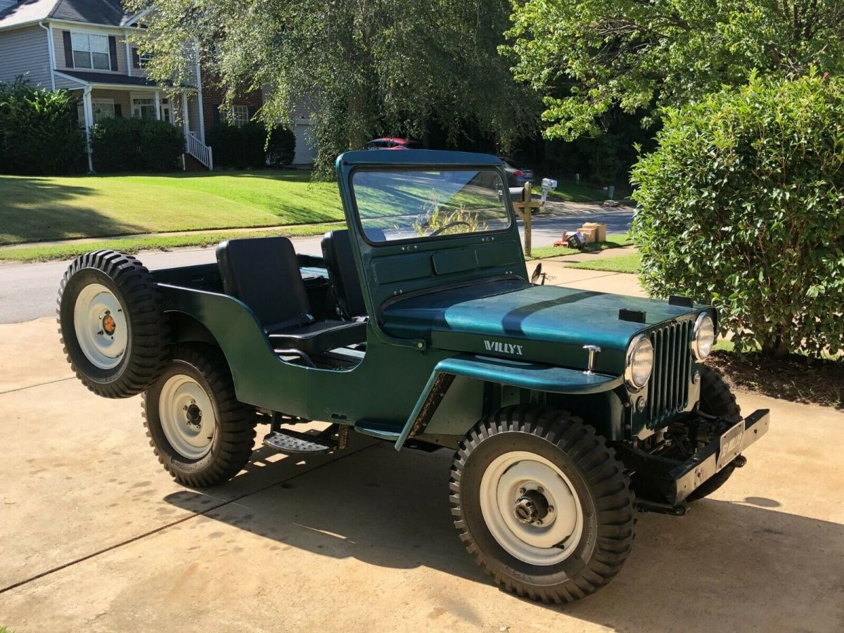 1953 Green Willys Jeep