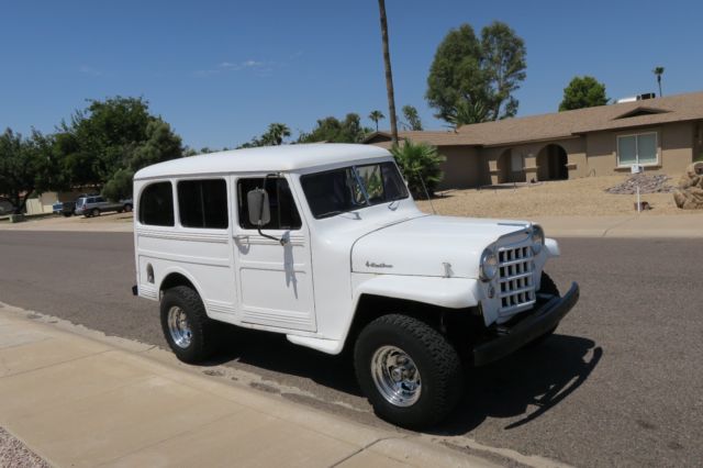 1953 White Willys Wagon Overland 4X4 Wagon