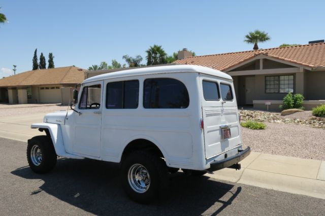 1953 White Willys Wagon Overland 4X4 Wagon
