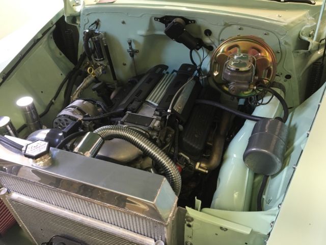 1954 Green/white Chevrolet Bel Air/150/210