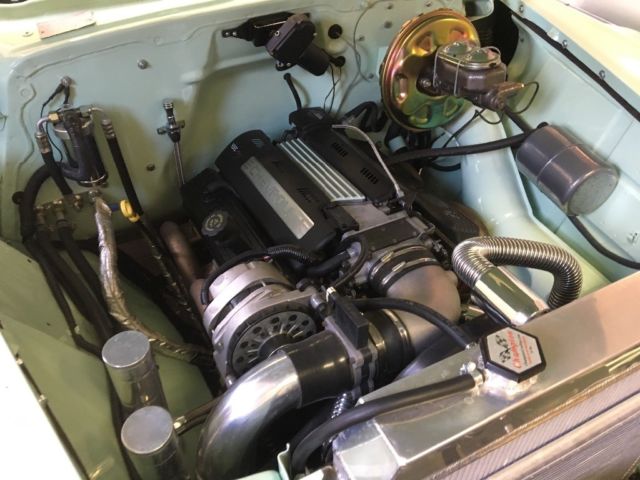 1954 Green/white Chevrolet Bel Air/150/210