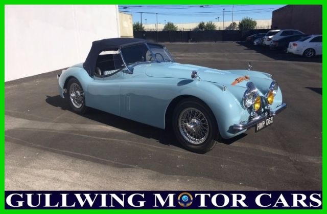 1954 Blue Jaguar XK