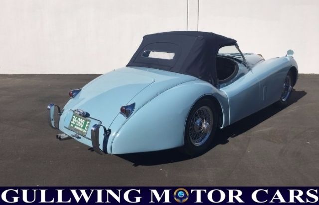 1954 Blue Jaguar XK
