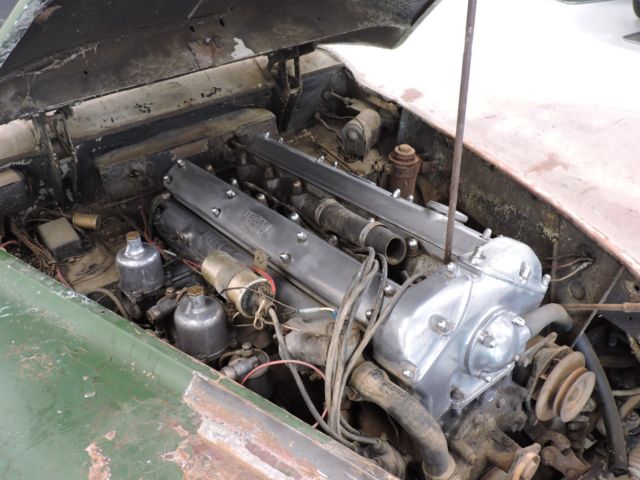 1954 Green Jaguar XK Fixed Head Coupe