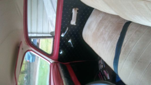 1954 red Chevrolet Bel Air/150/210 2 door post