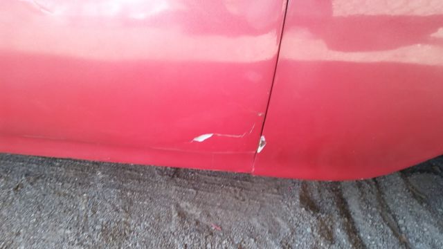 1954 red Chevrolet Bel Air/150/210 2 door post