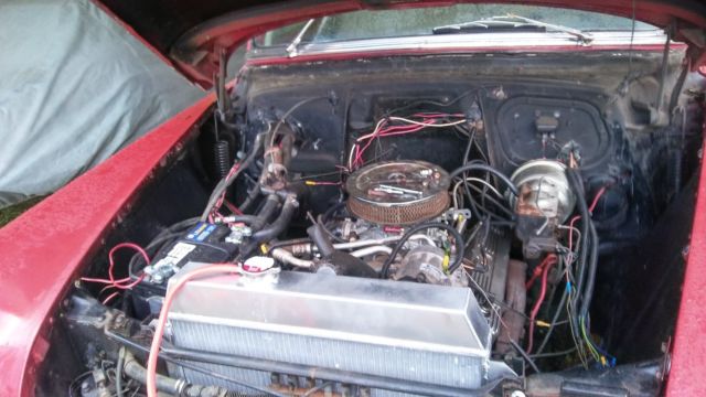 1954 red Chevrolet Bel Air/150/210 2 door post