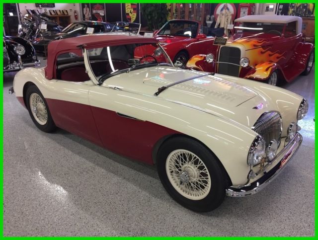 1954 White Austin Healey