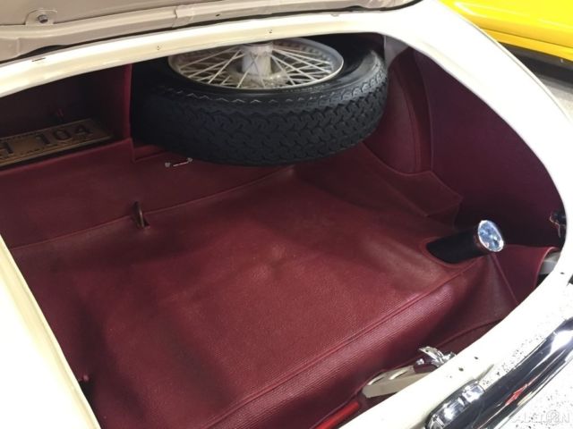 1954 White Austin Healey