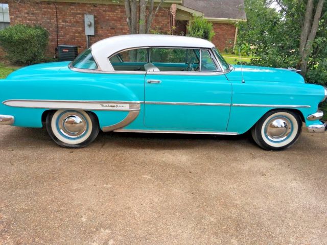 1954 Blue Chevrolet Bel Air/150/210 2dr hardtop