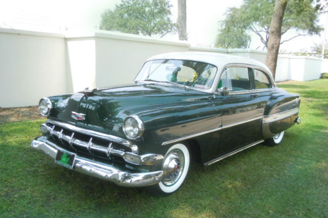 1954 Green Chevrolet Bel Air/150/210 2 Dr Sedan