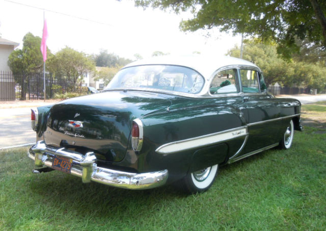 1954 Green Chevrolet Bel Air/150/210 2 Dr Sedan