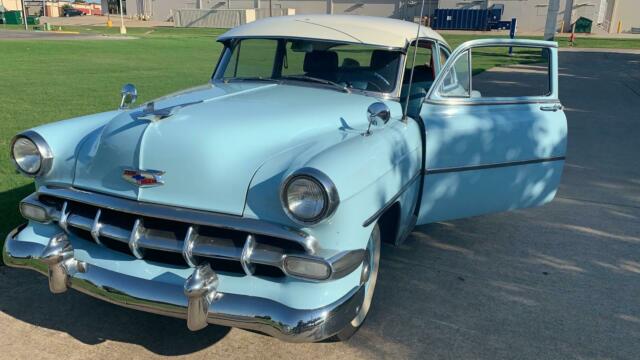 1954 Blue Chevrolet Bel Air/150/210 Coupe