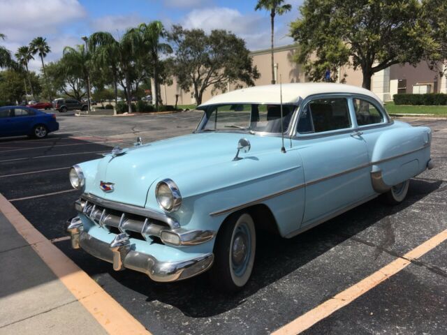 1954 Blue Chevrolet Bel Air/150/210 Coupe