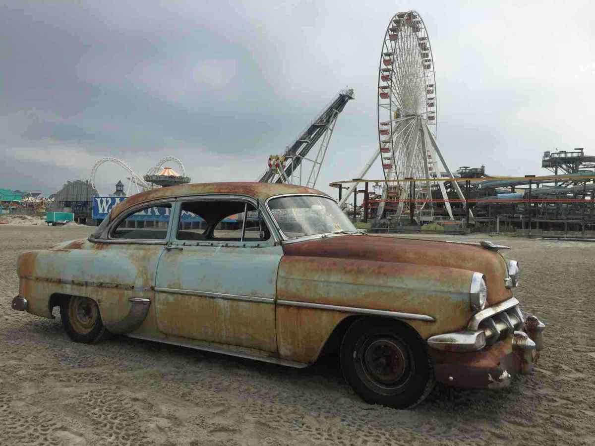 1954 Blue Chevrolet 210