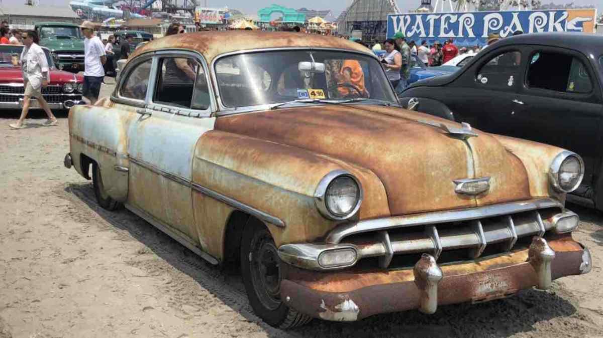 1954 Blue Chevrolet 210