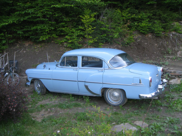 1954 Blue Chevrolet Bel Air/150/210