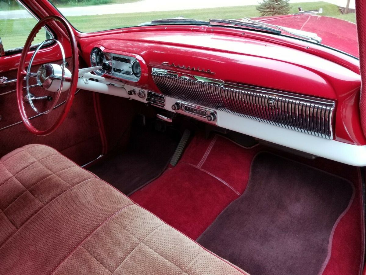 1954 Red/White Chevrolet Bel Air/150/210 Coupe