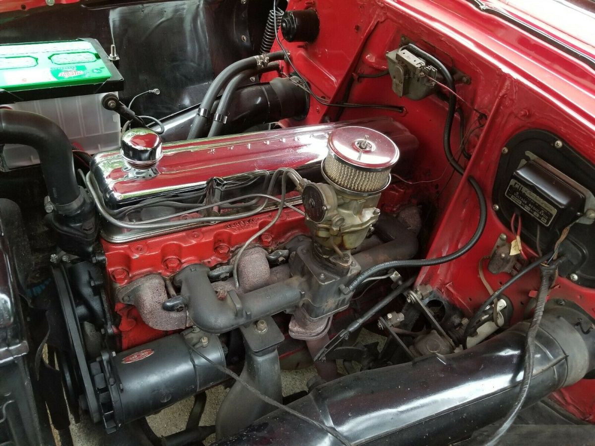 1954 Red/White Chevrolet Bel Air/150/210 Coupe