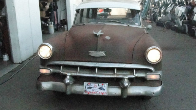 1954 Green Chevrolet Bel Air/150/210 Wagon