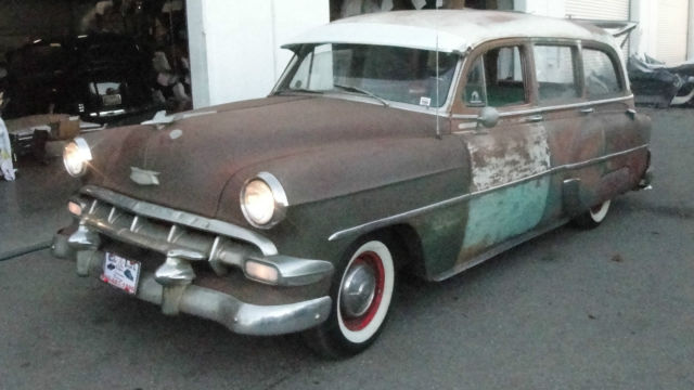 1954 Green Chevrolet Bel Air/150/210 Wagon