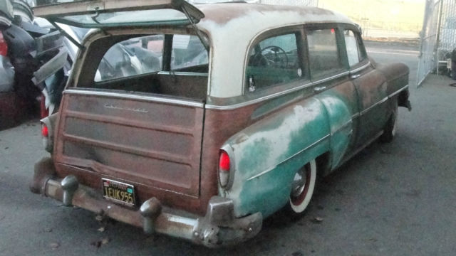 1954 Green Chevrolet Bel Air/150/210 Wagon