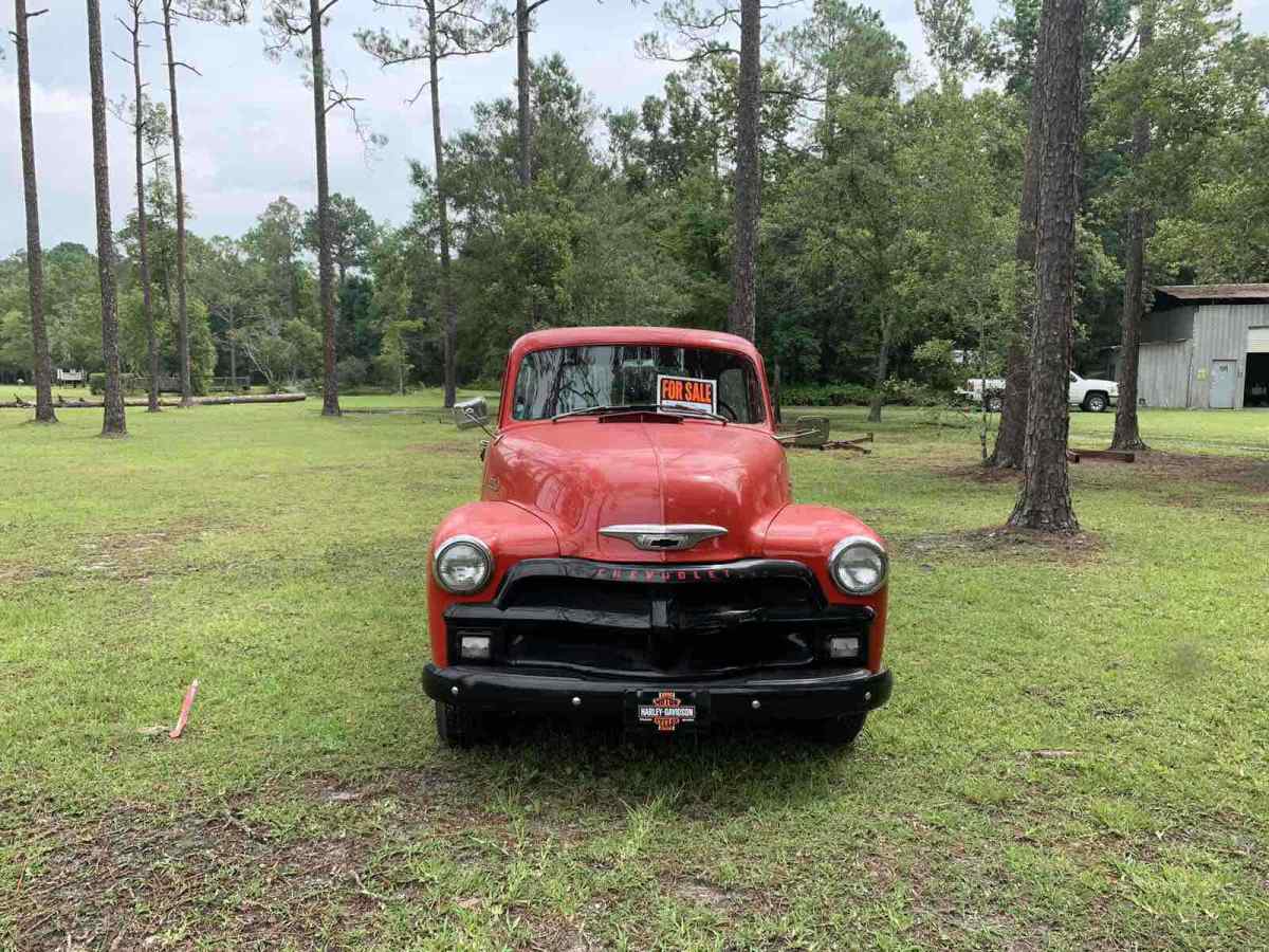 1954 Red Chevrolet 3100